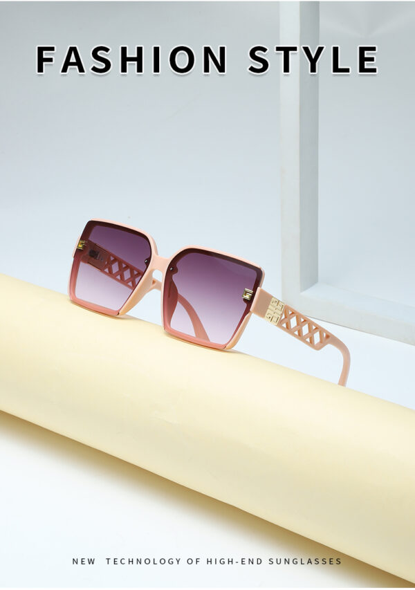 Lunettes de soleil carrées de style classique