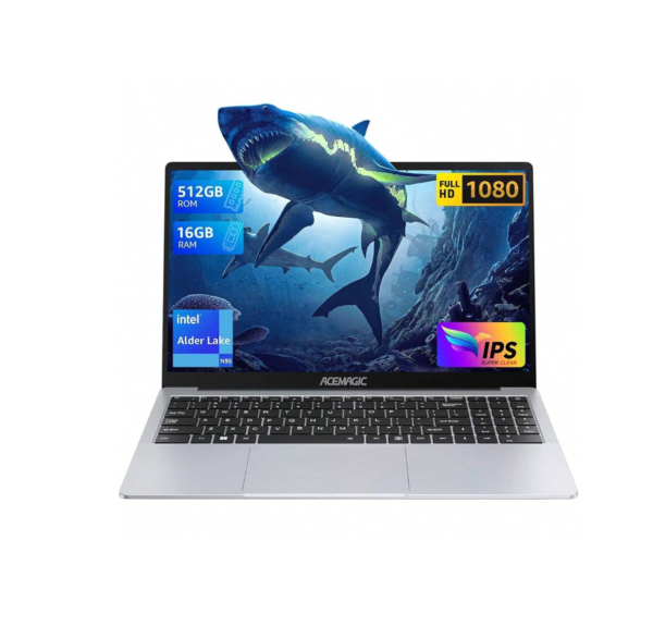 Ordinateur portable ACEMAGIC 17,3 pouces, avec ordinateur portable hautes performances Quad Core-12e Alder Lake N97